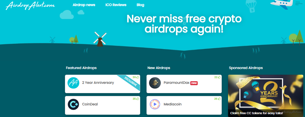 Airdrop Alert Airdrops