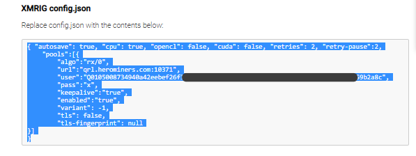 qrl json config