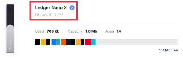 Ledger Nano X Firmware