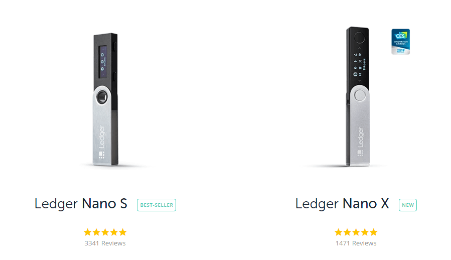 Ledger Nano X vs Ledger Nano S