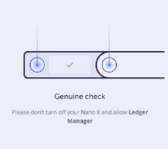 Ledger live setup step 12