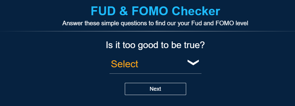 Fomo Fud Calculator